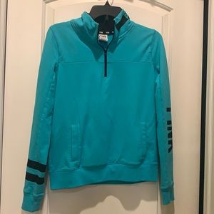 Victoria’s Secret PINK light blue quarter zip
